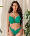 Kostium kąpielowy Krisline California bra ultra usztywniany zielony