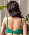 Kostium kąpielowy Krisline California bra ultra usztywniany zielony
