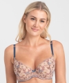 Biustonosz Samanta Ellie A332 push-up nugatowy