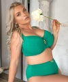 Kostium kąpielowy Krisline California figi wysokie zielone