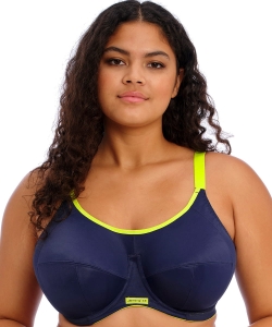  Biustonosz sportowy Elomi Energise miękki navy/lime