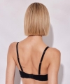Biustonosz Alles Sublime push-up czarny