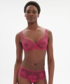 Biustonosz Simone Perele Intrigue 1E2319 miękki plunge disco pink