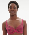 Biustonosz Simone Perele Intrigue 1E2319 miękki plunge disco pink