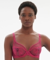 Biustonosz Simone Perele Intrigue 1E2319 miękki plunge disco pink