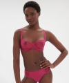Biustonosz Simone Perele Intrigue 1E2330 half cup disco pink