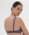 Biustonosz Simone Perele Intrigue 1E2319 miękki plunge blue