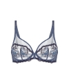 Biustonosz Simone Perele Intrigue 1E2319 miękki plunge blue