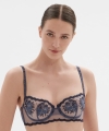 Biustonosz Simone Perele Intrigue 1E2330 half cup blue