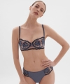 Biustonosz Simone Perele Intrigue 1E2330 half cup blue