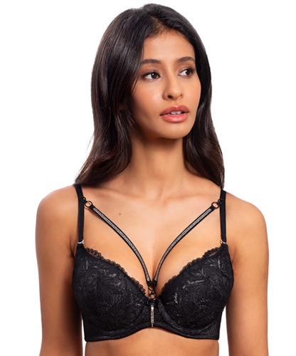 Biustonosz Agio DB-9325 My body push-up czarny