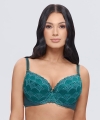 Biustonosz Dalia Melania K40 push-up zielony
