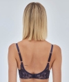 Biustonosz Alles Glow push-up granatowy