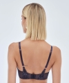 Biustonosz Alles Glow super push-up granatowy