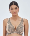 Biustonosz Alles Splendore bralette miękki beżowo-zielony