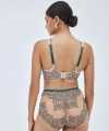 Biustonosz Alles Splendore bralette miękki beżowo-zielony