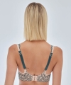Biustonosz Alles Splendore bralette miękki beżowo-zielony