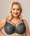 Biustonosz Krisline Palazzo soft ful cup miękki szmaragdowy