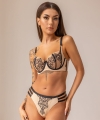 Stringo-szorty Krisline Oriental beżowe