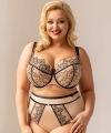 Biustonosz Krisline Oriental soft full cup miękki beżowy