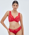 Biustonosz Alles Adore bralette miękki czerwony