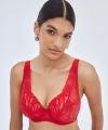 Biustonosz Alles Adore bralette miękki czerwony