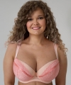 Biustonosz Ewa Michalak PL Karola push-up brzoskwiniowy