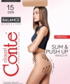 Rajstopy damskie Conte Balance 15 DEN slim &amp; push-up