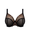 Biustonosz Elomi Teagan UW plunge miękki black/almond
