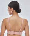 Biustonosz Alles Nude rose M bralette miękki koronkowy
