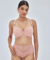 Biustonosz Alles Nude rose PU półusztywniany