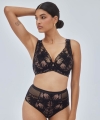 Biustonosz Alles Boudoir M bralette miękki czarny