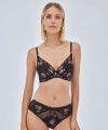 Biustonosz Alles Boudoir push-up czarny