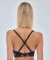 Biustonosz Alles Boudoir push-up czarny