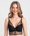 Biustonosz Samanta Melania A475 push-up czarny
