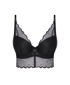 Biustonosz Samanta Melania A475 push-up czarny