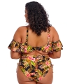 Kostium kąpielowy Elomi Tiger valley bikini top z falbanką