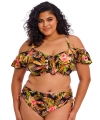 Kostium kąpielowy Elomi Tiger valley bikini top z falbanką