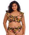 Kostium kąpielowy Elomi Tiger valley bikini top z falbanką