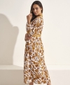 Kimono plażowe Selmark BM297 yellow