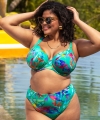 Kostium kąpielowy Elomi Toyama tides plunge bikini miękki jade