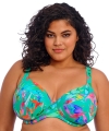 Kostium kąpielowy Elomi Toyama tides plunge bikini miękki jade