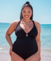 Kostium kąpielowy Curvy Kate Jet set multiway czarny