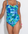 Kostium kąpielowy Pour Moi Free Spirit frill brief aqua tropical