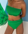 Kostium kąpielowy Pour Moi Free Spirit fold brief zielone