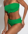 Kostium kąpielowy Pour Moi Free Spirit fold brief zielone