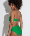 Kostium kąpielowy Pour Moi Free Spirit strapless top zielony