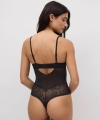 Body Ysabel Mora 10721 koronkowe czarne