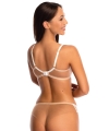 Figi brazyliany Bella Misteria Klasyczna elegancja beżowo-białe