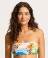Kostium kąpielowy Seafolly 31448-211 bandeau top turquoise